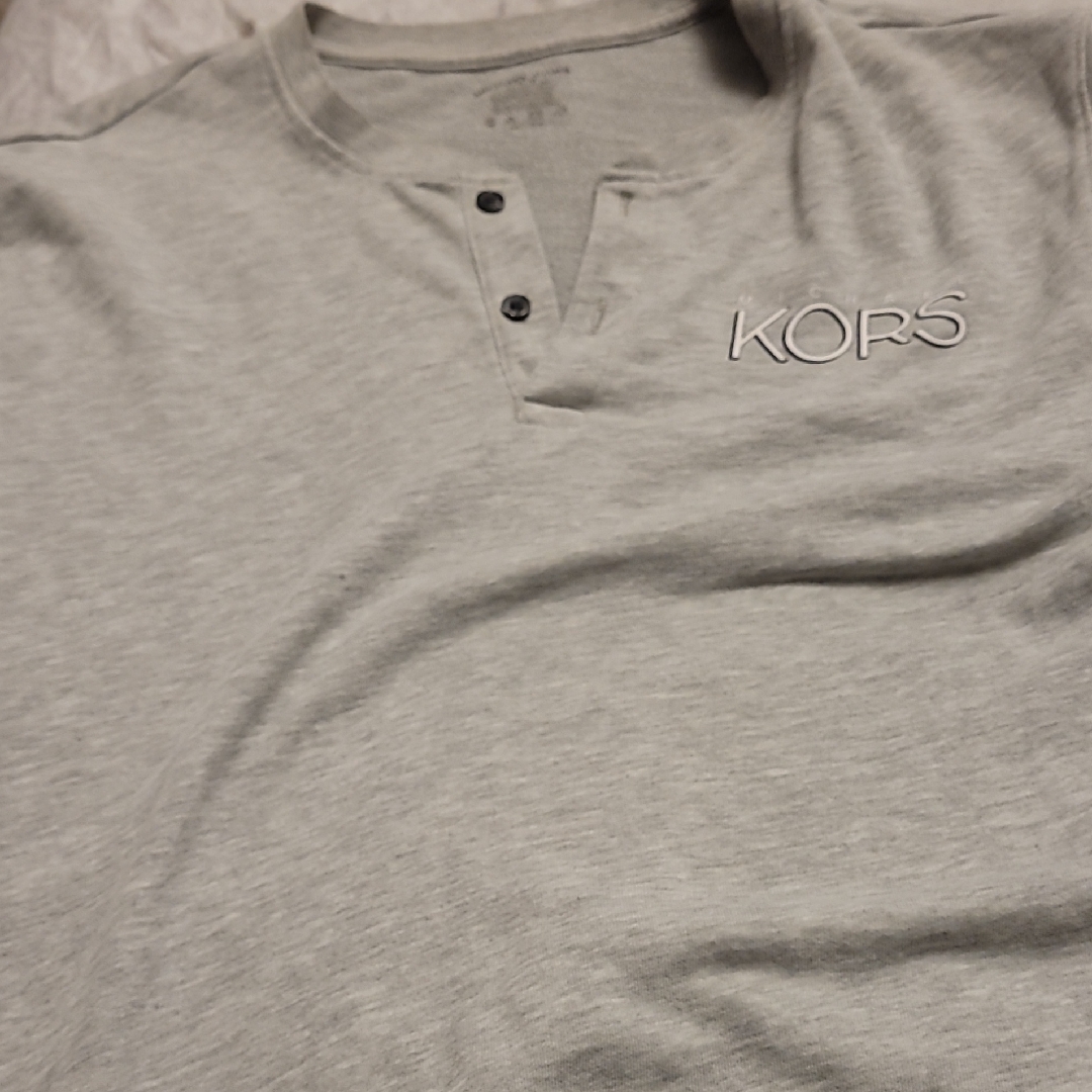 Michael Kors Light Gray Long Sleeve Tee